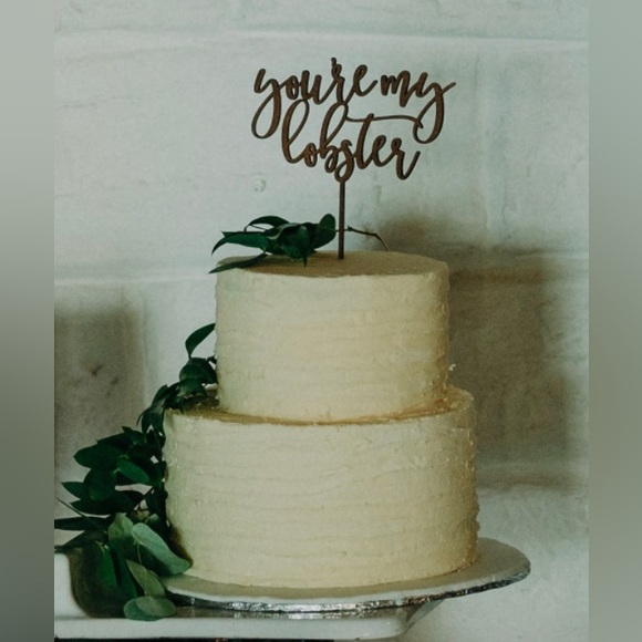 Gold Cake Topper - Picture 1 of 2